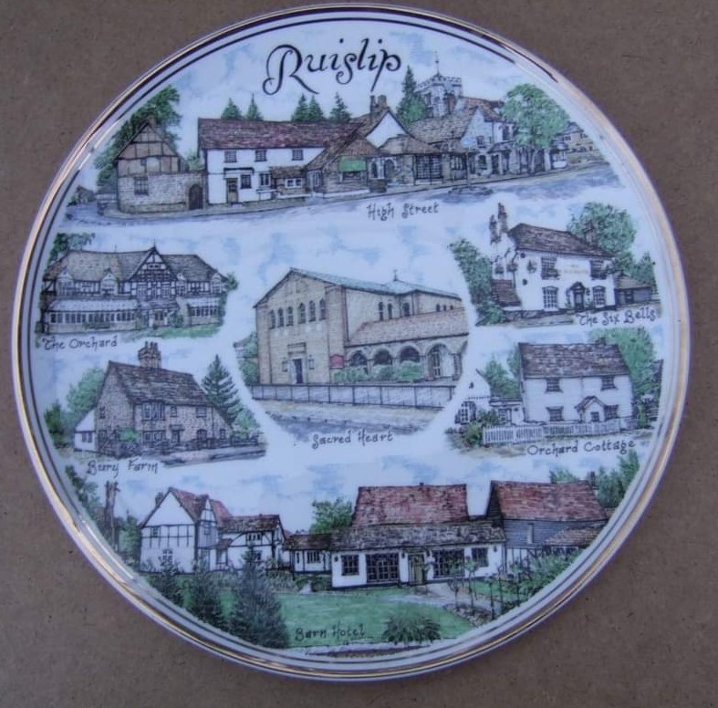 Commemorative Ruislip plate 1