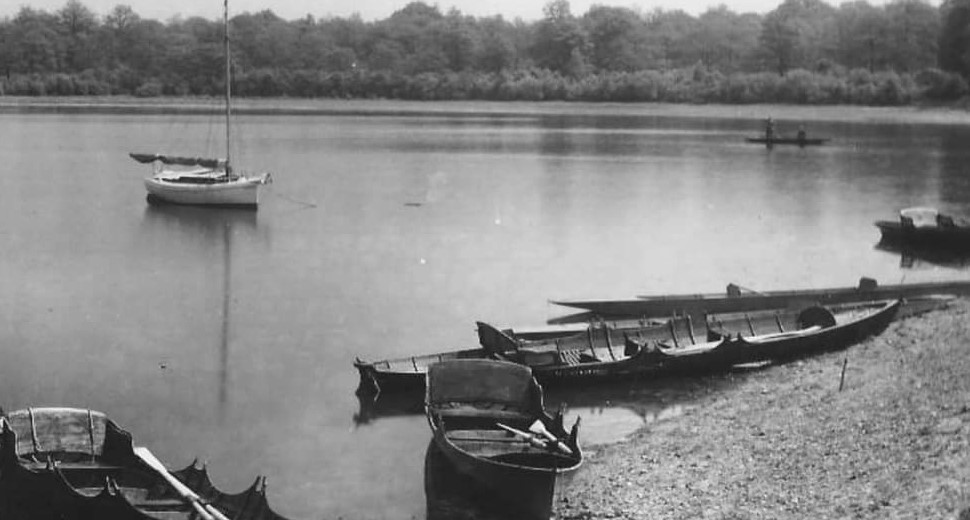 Rowing Boats On Ruislip Lido