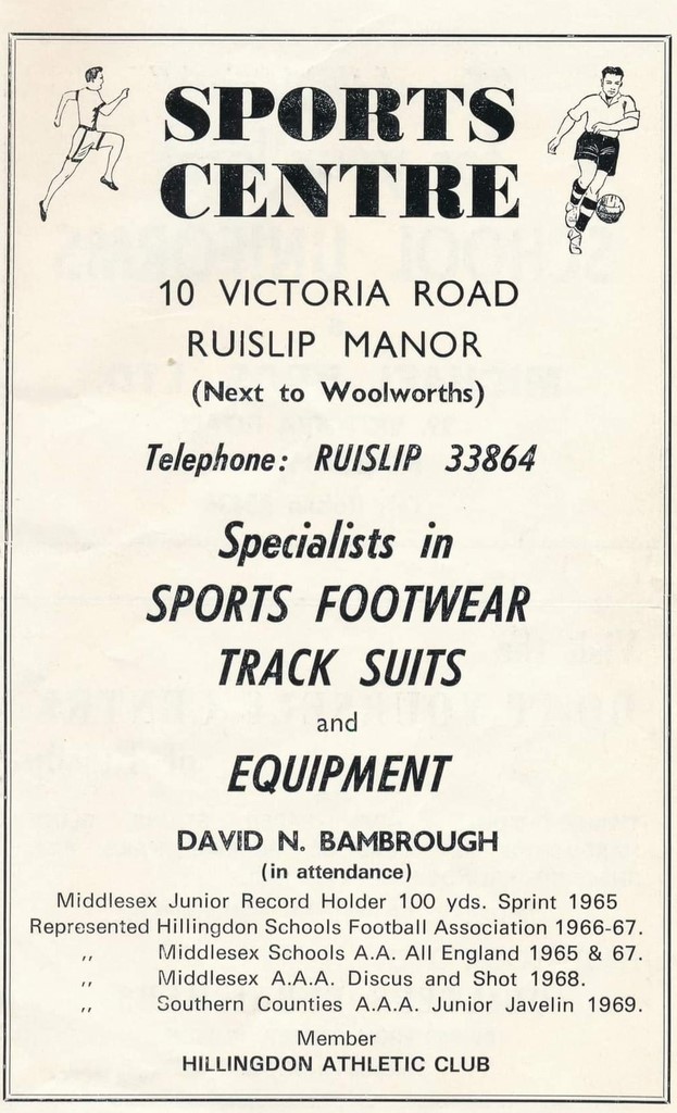 Sports Centre 10 Victoria Road Ruislip