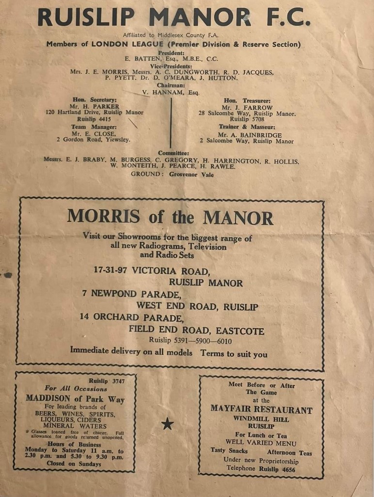Morris Of The Manor