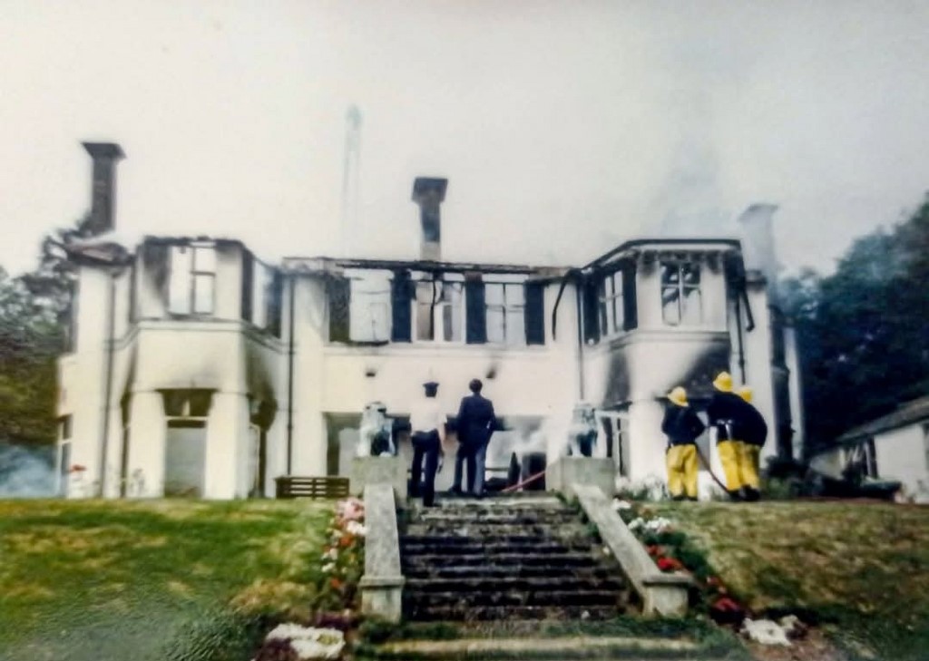 Franklin Or Battle Of Britain House After The 1985 Fire