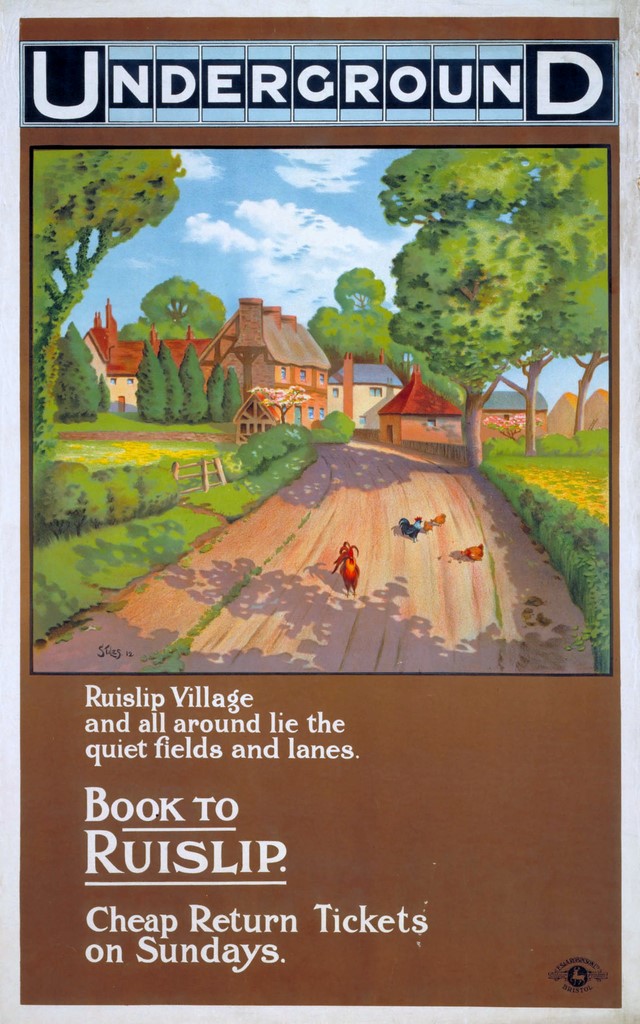 Rusilip Village Underground Poster