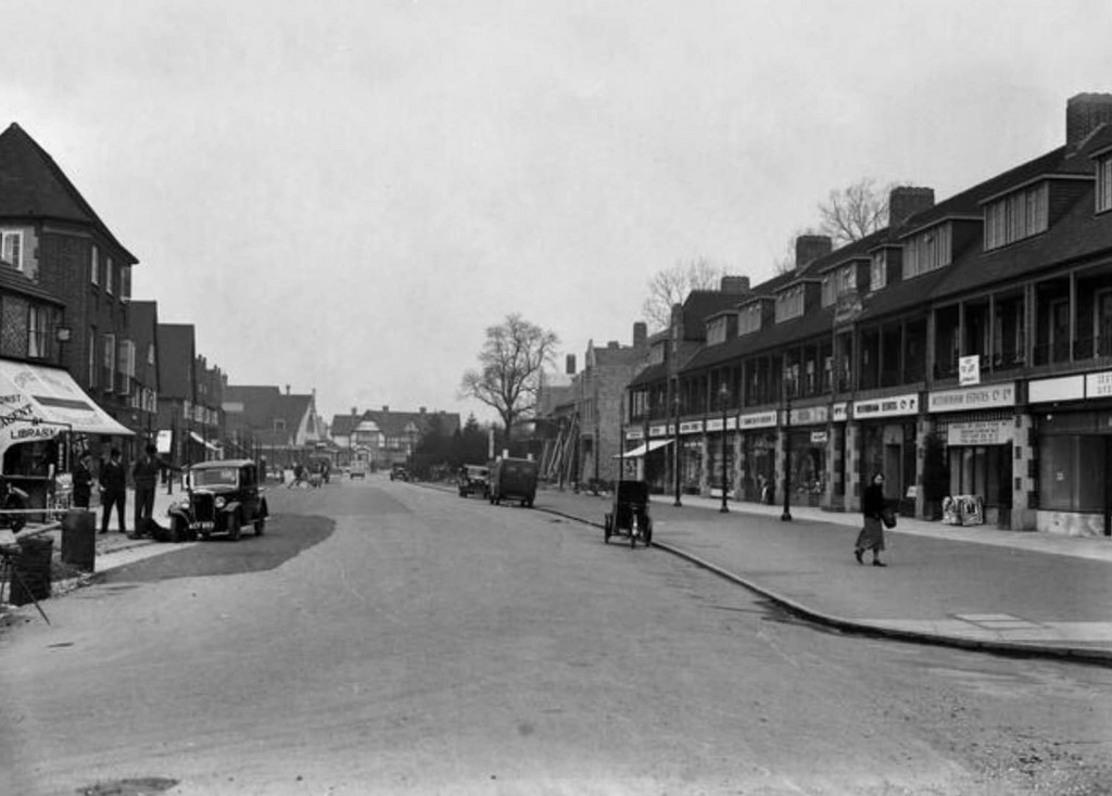 Eastcote High Street Before The Paking Roads Were Added