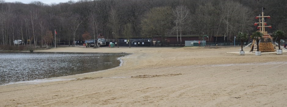 The Beach At Ruislip Lido