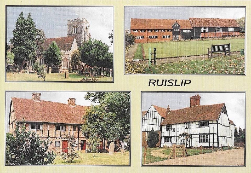 Multi-View postcard of Ruislip