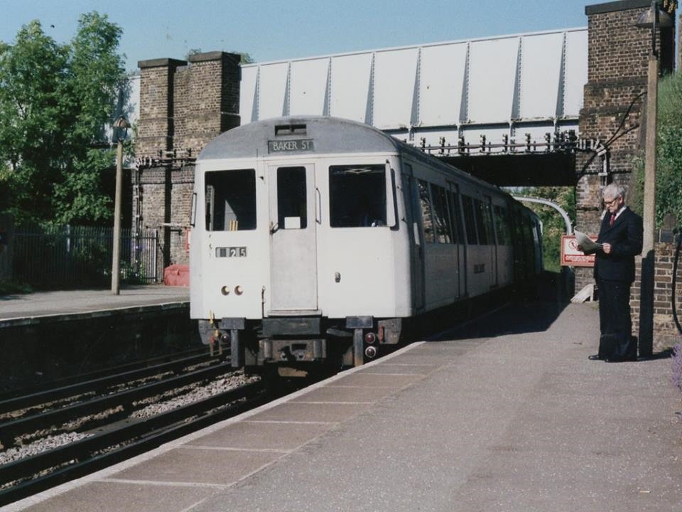 An A Stock Train Enters Ruislip Station