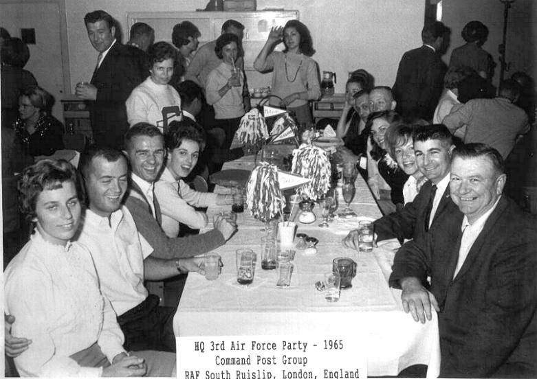 3rd Air Force USAF South Ruislip 1965 Party