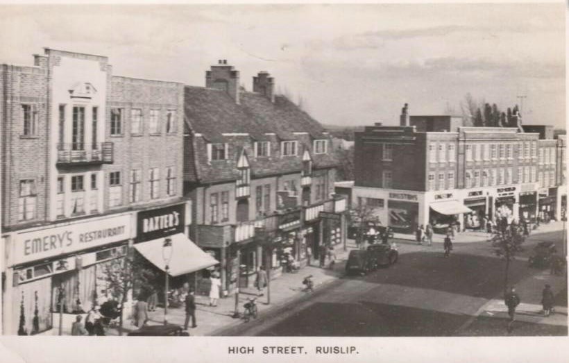 A Busy Ruislip High Street