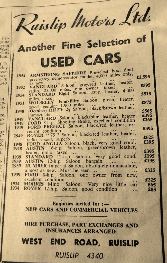 Ruislip Motors Used Cars