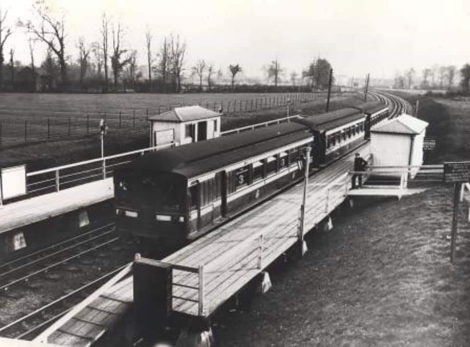 Early Train At A Station (Thought To Be Ickenham)