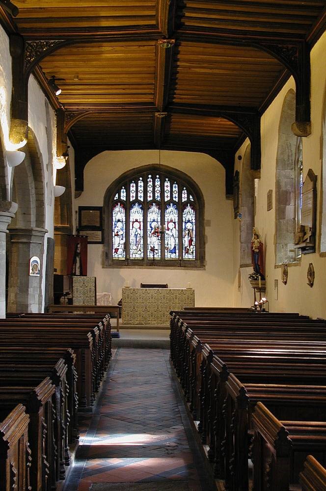 The Aisle In St Martin's Church Ruislip