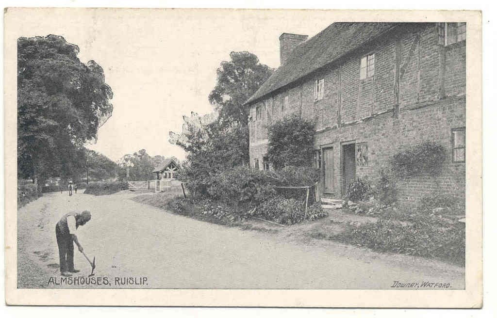 Almshouses near St Martin's Church