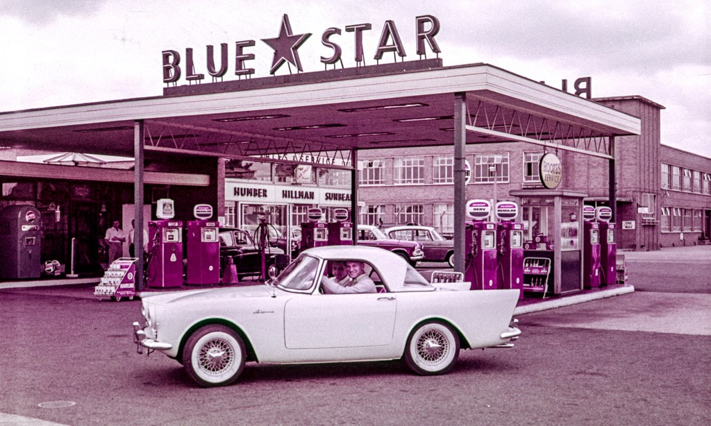 3rd Air Force USAF South Ruislip Petrol Station 1962