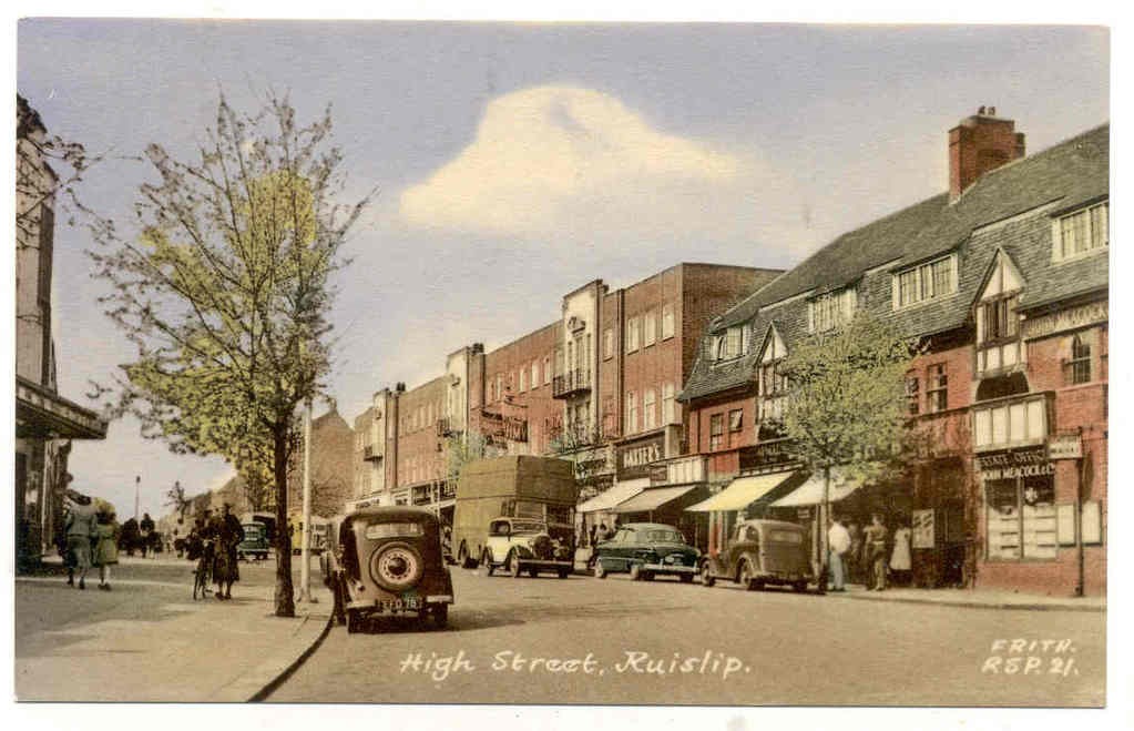 Colour Postcard Of Ruislip High Street 4