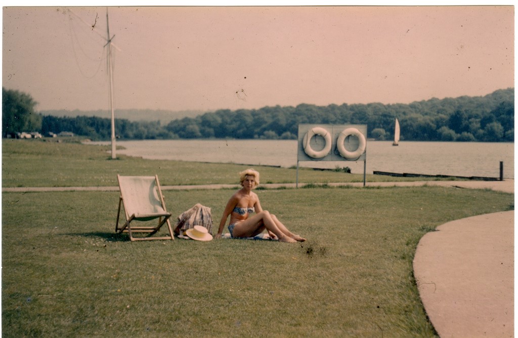 Jane Sunbathing At Ruislip Lido