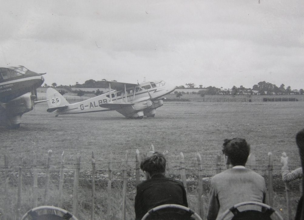Bi Plane at RAF Northolt in 1950