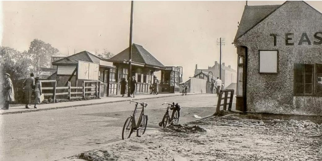 The Old Station For Eastcote Is To The Left