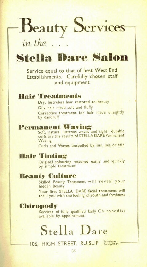 Stella Dare Hairdressers Ruislip