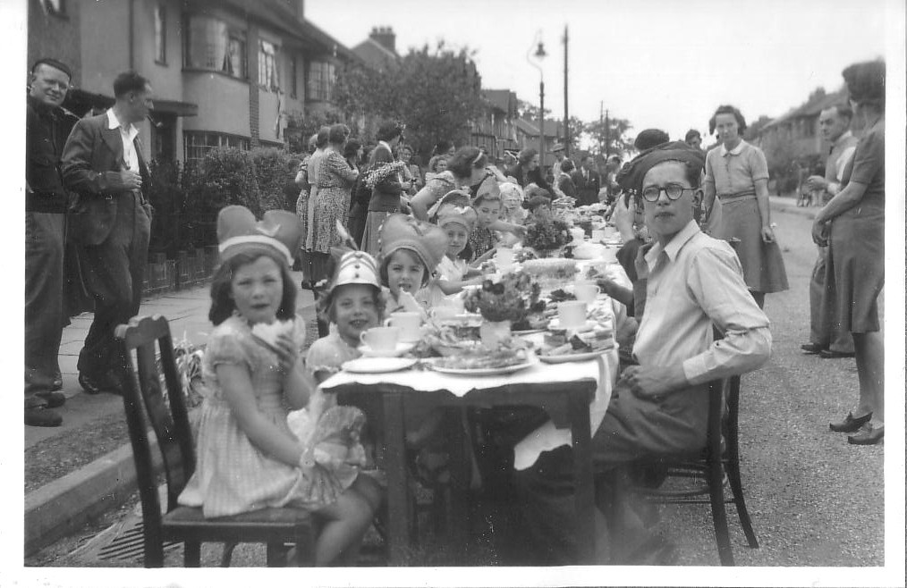 V E Party Beverley Road 1945