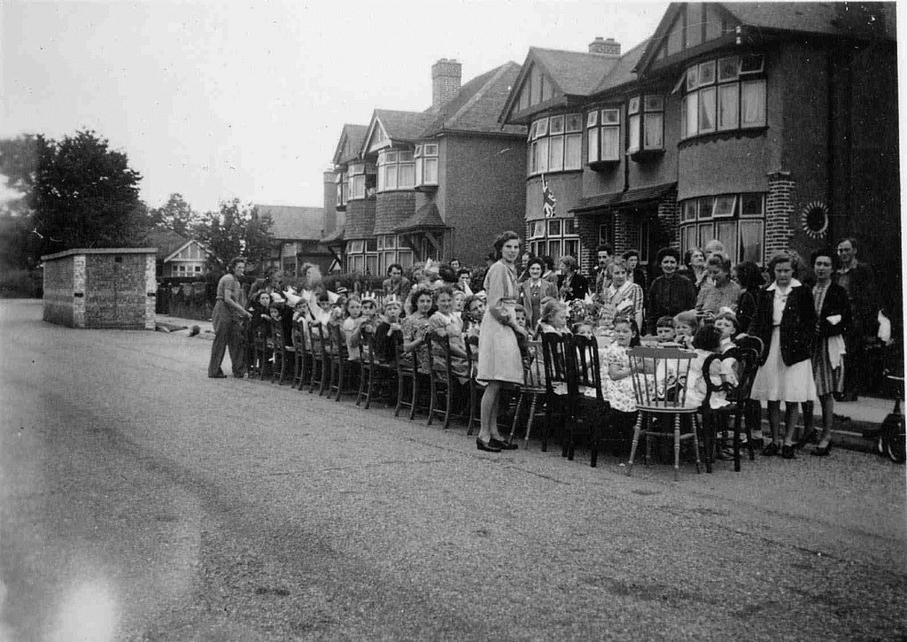 V E Party Ladygate Lane 1945