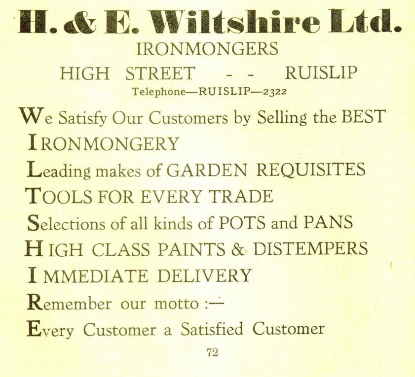 Wiltshire Ironmongers