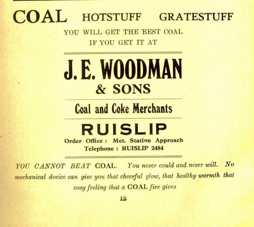 Woodman Coal Merchants Ruislip