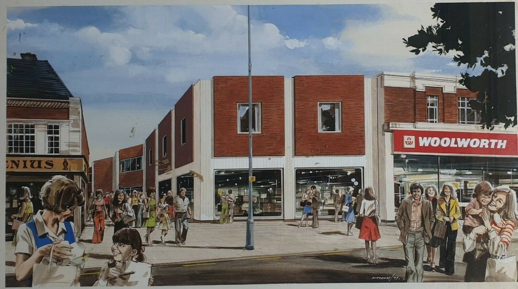A Painting Of Ruislip High Street