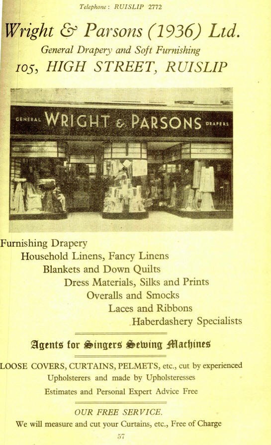 Wright And Parsons Ruislip