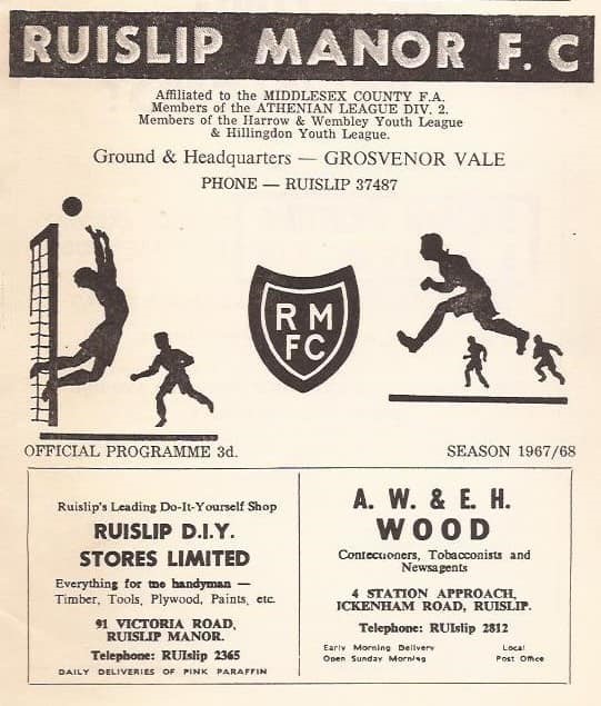 Ruislip Manor F C