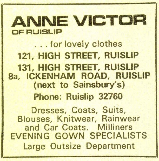 Anne Victor Ruislip