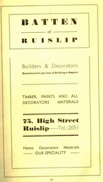 Batten Of Ruislip
