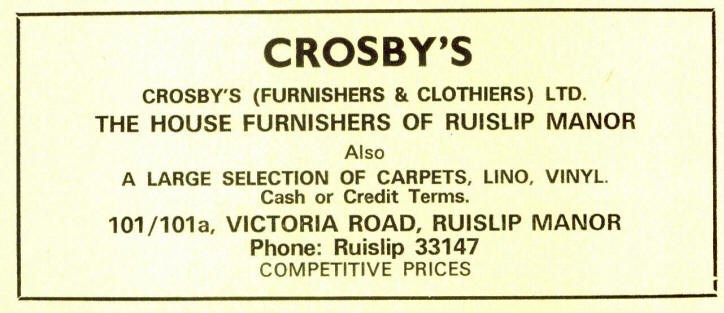 Crosbys Furnishings Ruislip Manor