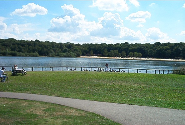 View From The Waters Edge In 1990'S