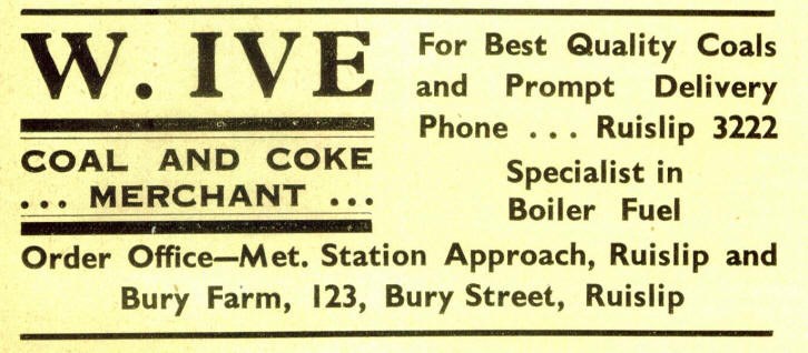 Ive Coal Merchants Ruislip