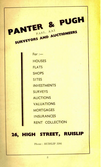 Panter And Pugh Ruislip