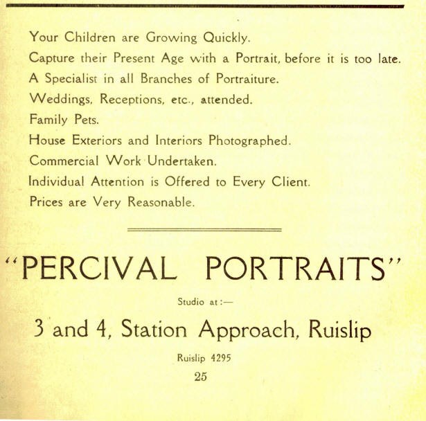 Percival Portraits Ruislip