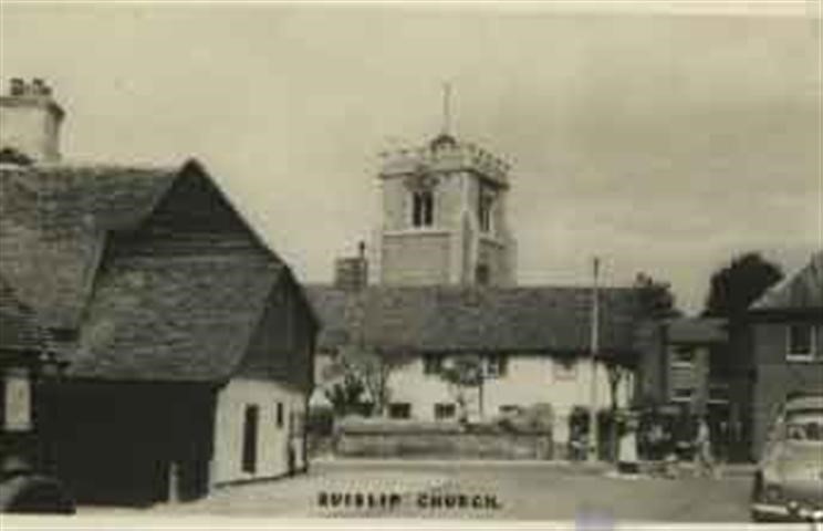 St Martin's Church Ruislip Black And White Postcard 18