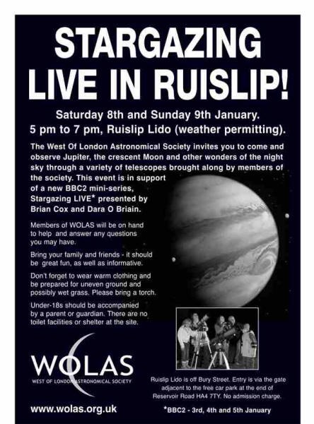 Stargazing Live At Ruislip Lido