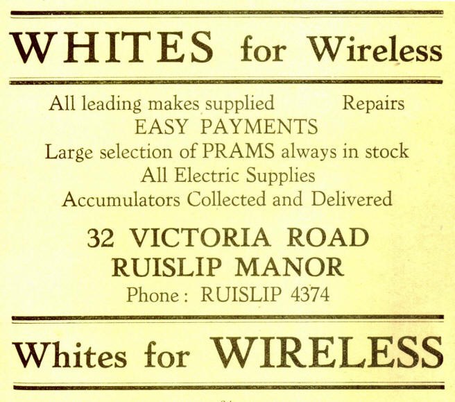 Whites For Wireless Ruislip