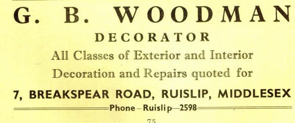 Woodman Decorator Ruislip