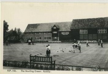 Bowling Green Ruislip Postcard