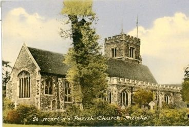 St Martin's Church Ruislip Colour Postcard 6