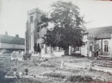 St Martin's Church Ruislip Black And White Postcard 1