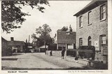 Ruislip Village Black And White Postcard 35