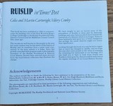 Ruislip In Times Past Page 1