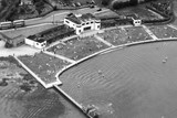 Ariel View On Ruislip Lido Pavilion 1