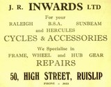 J R Inwards Of Ruislip
