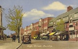 Colour Postcard Of Ruislip High Street 7