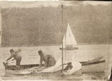 Sailing In 1960 At Ruislip Lido