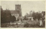 St Martin's Church Ruislip Black And White Postcard 12
